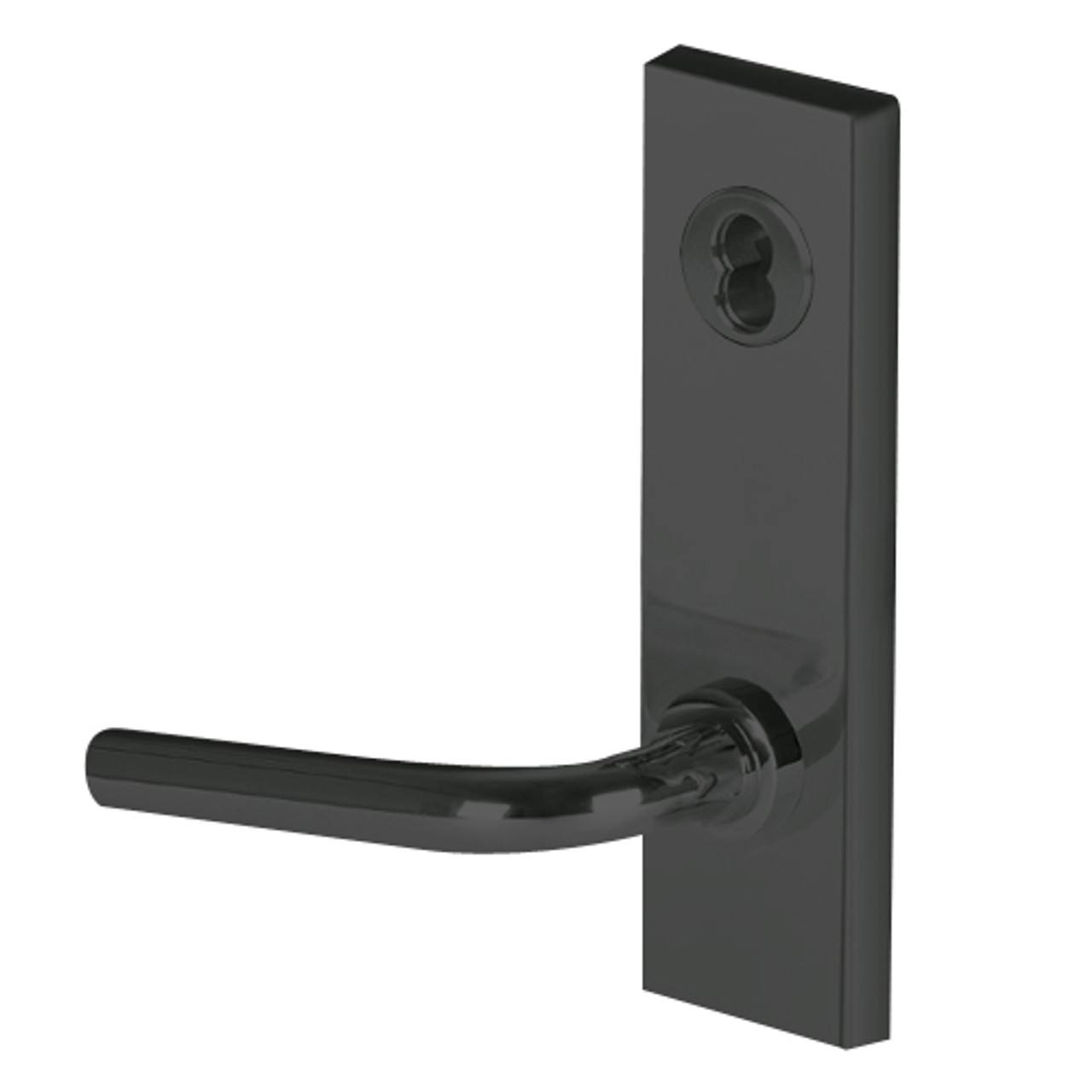 45H7G12M622 Best 40H Series Communicating with Deadbolt Heavy Duty Mortise Lever Lock with Solid Tube with No Return in Black