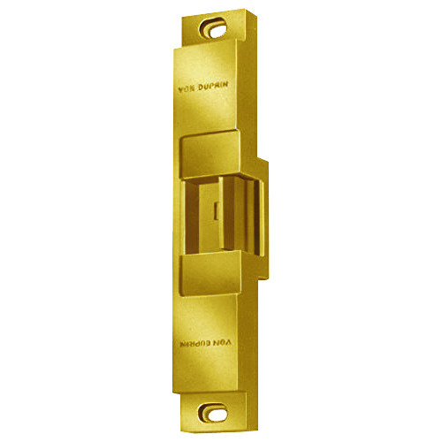 6112-DS-24VDC-US3 Von Duprin Electric Strike in Bright Brass Finish