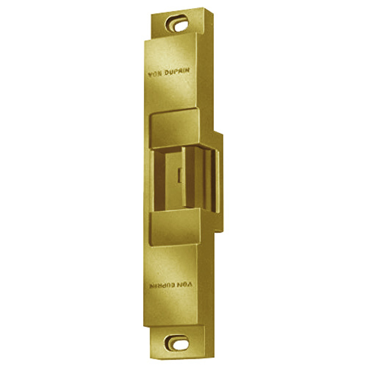 6112-24VDC-US4 Von Duprin Electric Strike in Satin Brass Finish