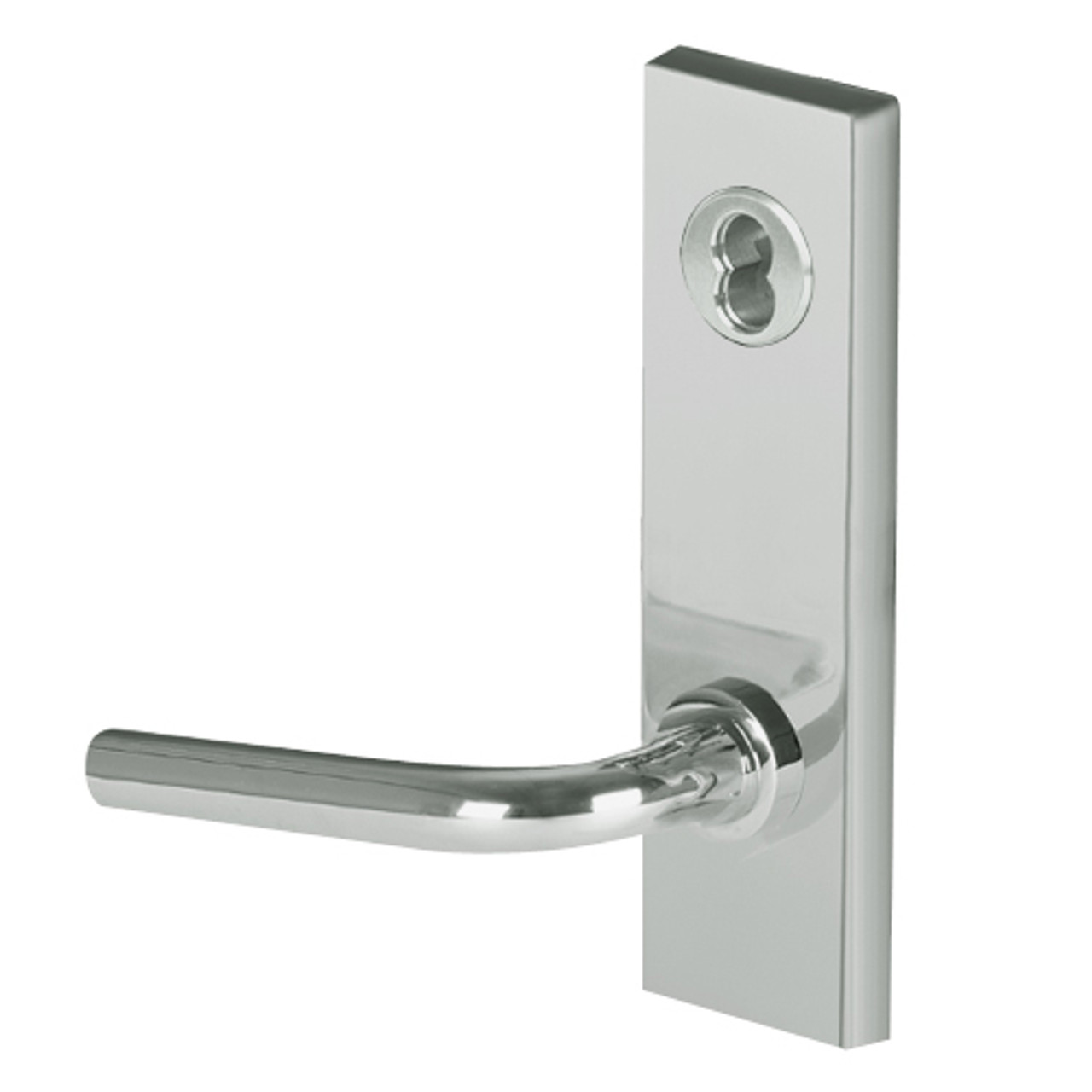 45H7INA12M619 Best 40H Series Intruder with Deadbolt Heavy Duty Mortise Lever Lock with Solid Tube with No Return in Satin Nickel