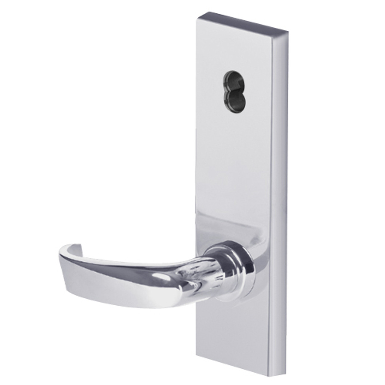 45H7AB14N626 Best 40H Series Office with Deadbolt Heavy Duty Mortise Lever Lock with Curved with Return Style in Satin Chrome