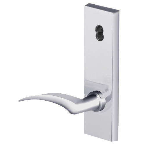 45H7B17RN626 Best 40H Series Entrance with Deadbolt Heavy Duty Mortise Lever Lock with Gull Wing RH in Satin Chrome