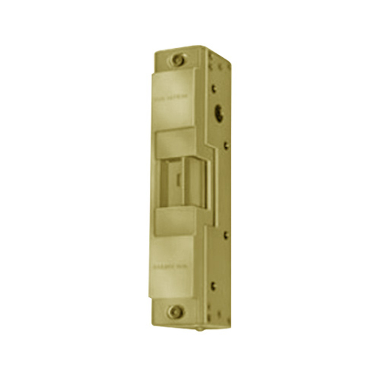 6121-DS-LC-12VDC-US4 Von Duprin Electric Strike in Satin Brass Finish