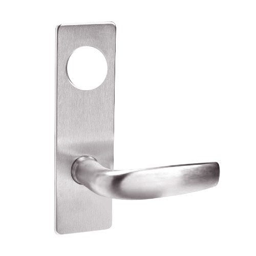 ML2048-CSM-629-CL7 Corbin Russwin ML2000 Series IC 7-Pin Less Core Mortise Entrance Locksets with Citation Lever in Bright Stainless Steel