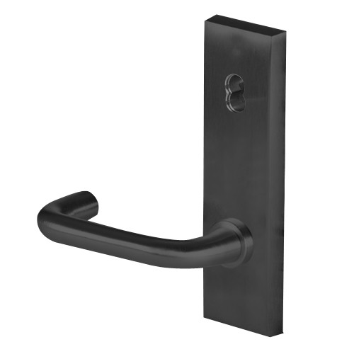 45H7TA3N622 Best 40H Series Dormitory with Deadbolt Heavy Duty Mortise Lever Lock with Solid Tube Return Style in Black