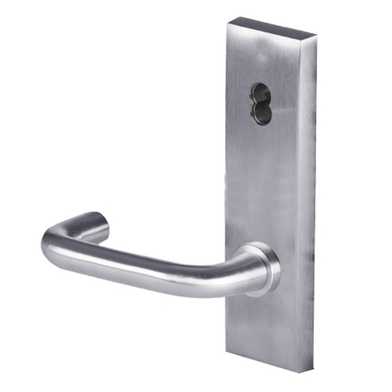 45H7AT3N626 Best 40H Series Office Heavy Duty Mortise Lever Lock with Solid Tube Return Style in Satin Chrome