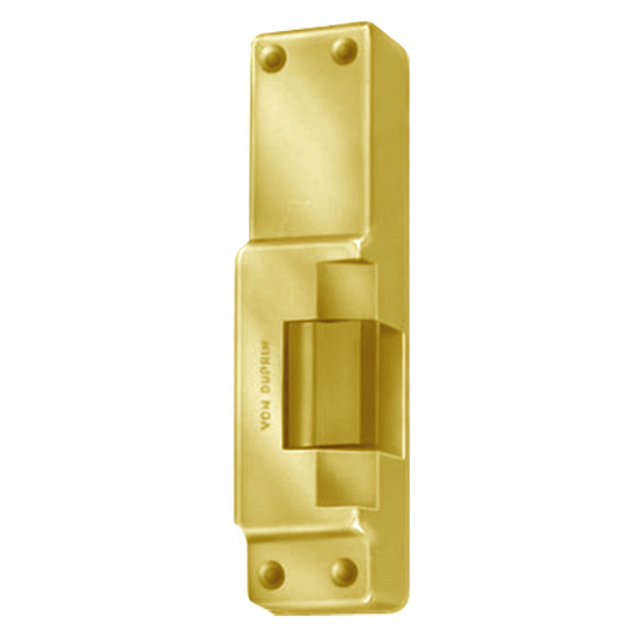 6114-DS-24VDC-US3 Von Duprin Electric Strike in Bright Brass Finish