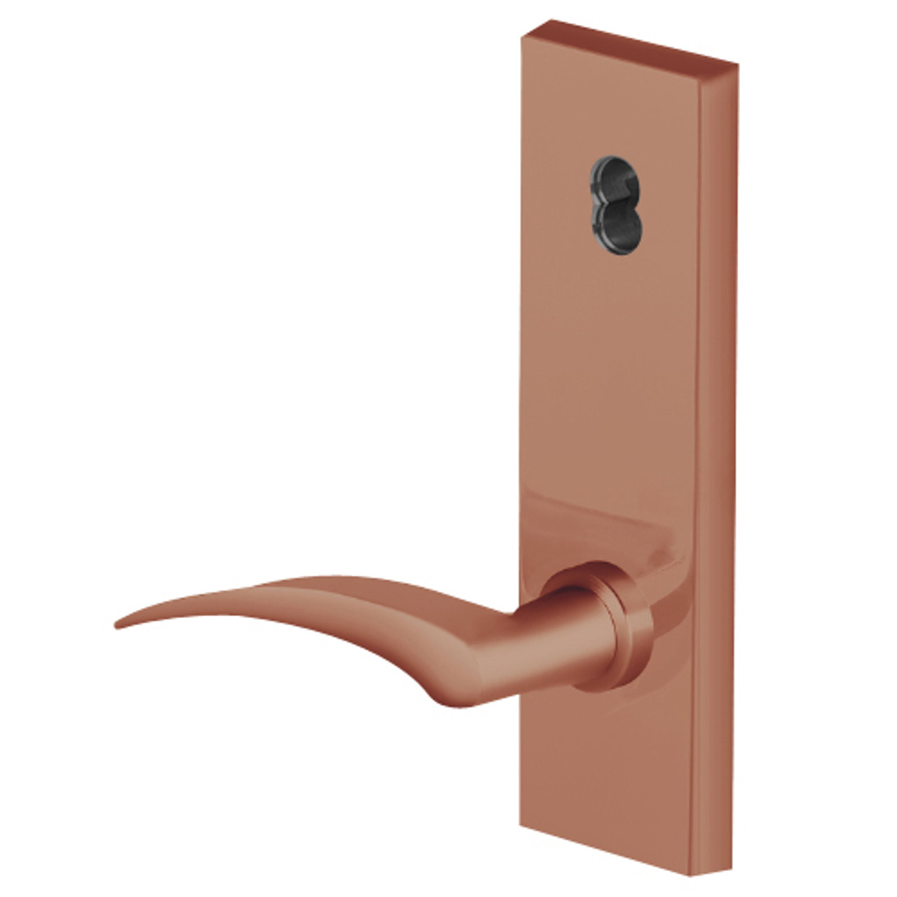 45H7R17RN690 Best 40H Series Classroom Heavy Duty Mortise Lever Lock with Gull Wing RH in Dark Bronze