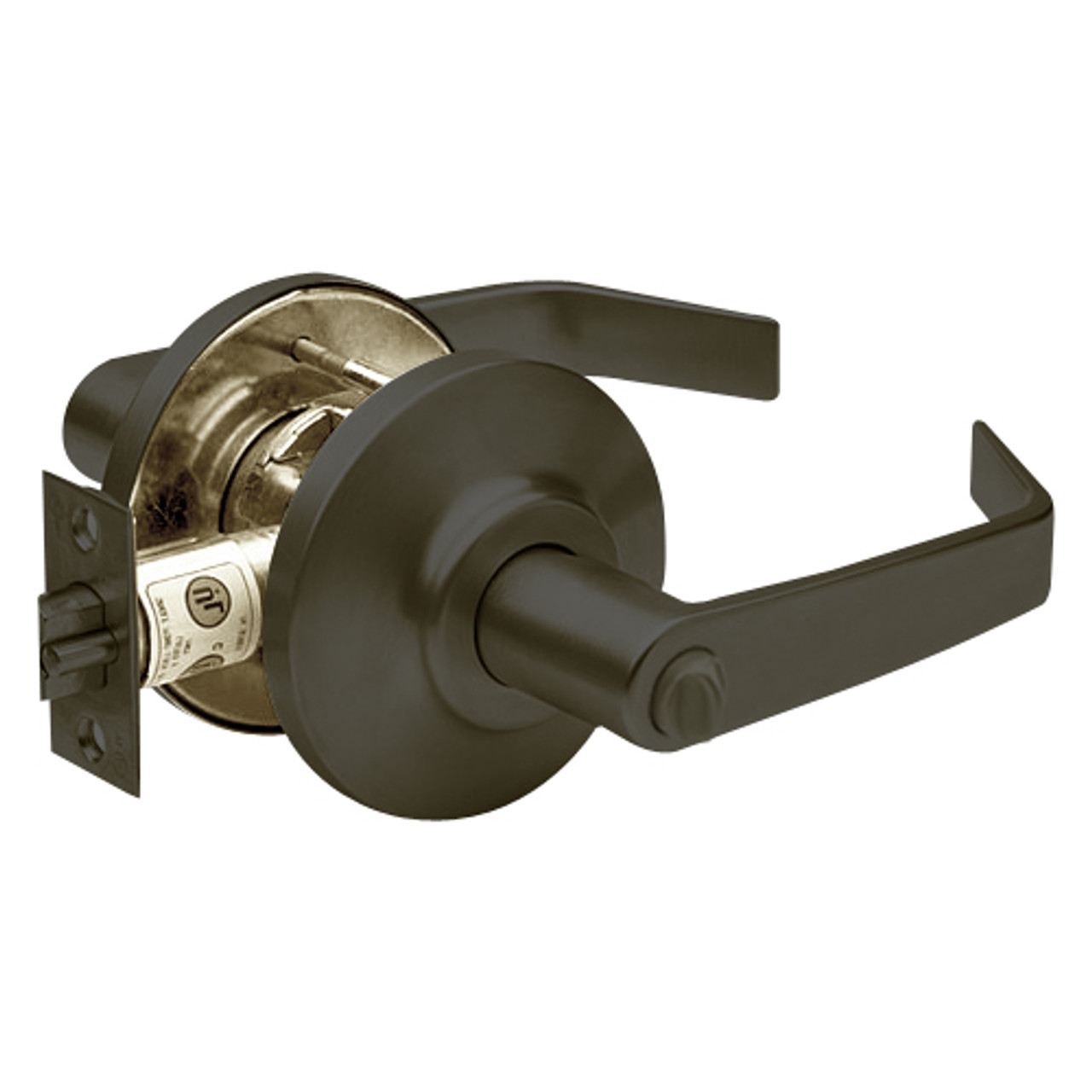 7KC40L15DS3613 Best 7KC Series Privacy Medium Duty Cylindrical Lever Locks with Contour Angle Return Design in Oil Rubbed Bronze