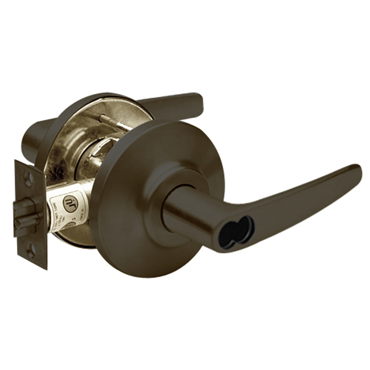 7KC47R16DS3613 Best 7KC Series Classroom Medium Duty Cylindrical Lever Locks with Curved Without Return Lever Design in Oil Rubbed Bronze