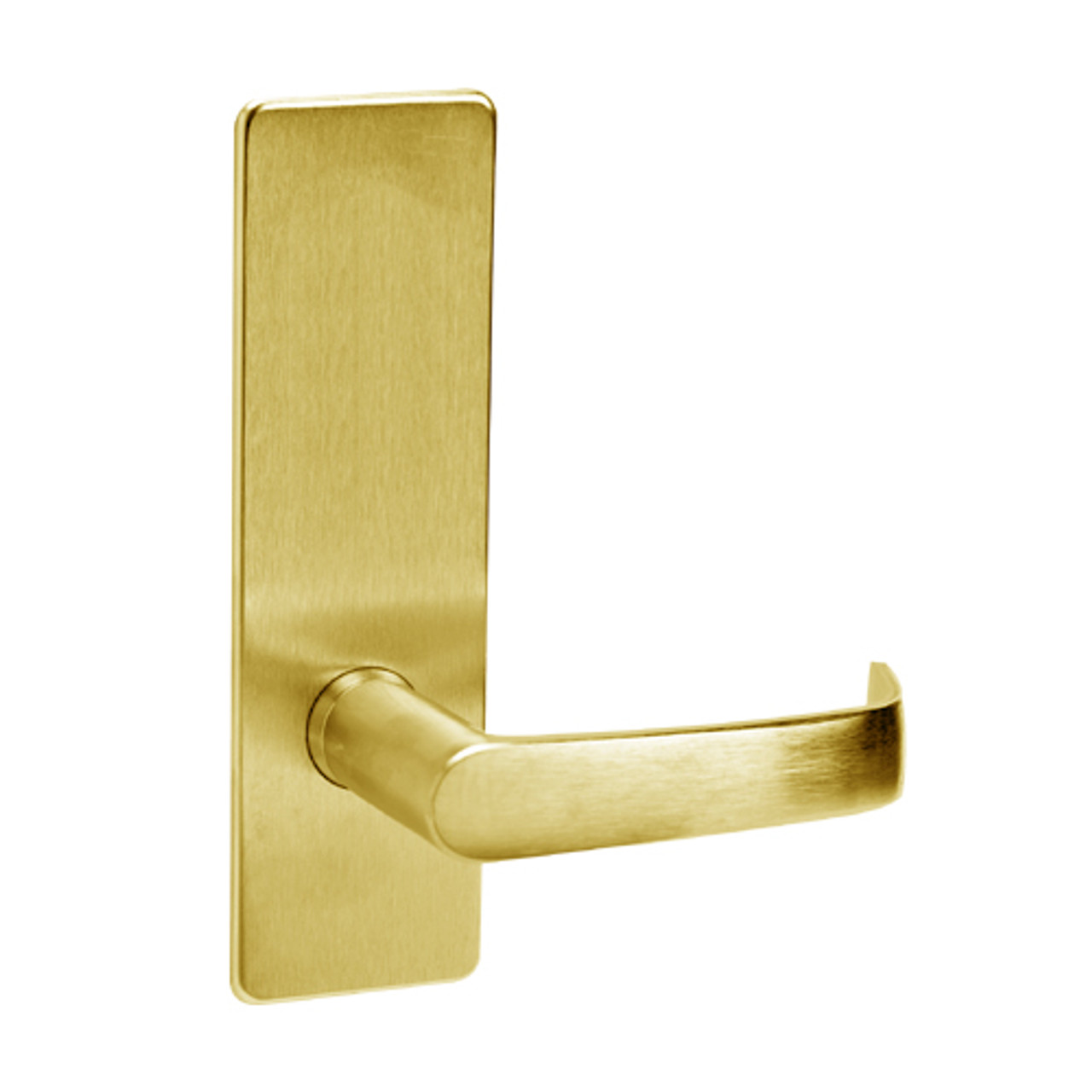 ML2030-NSM-605-M31 Corbin Russwin ML2000 Series Mortise Privacy Locksets with Newport Lever in Bright Brass