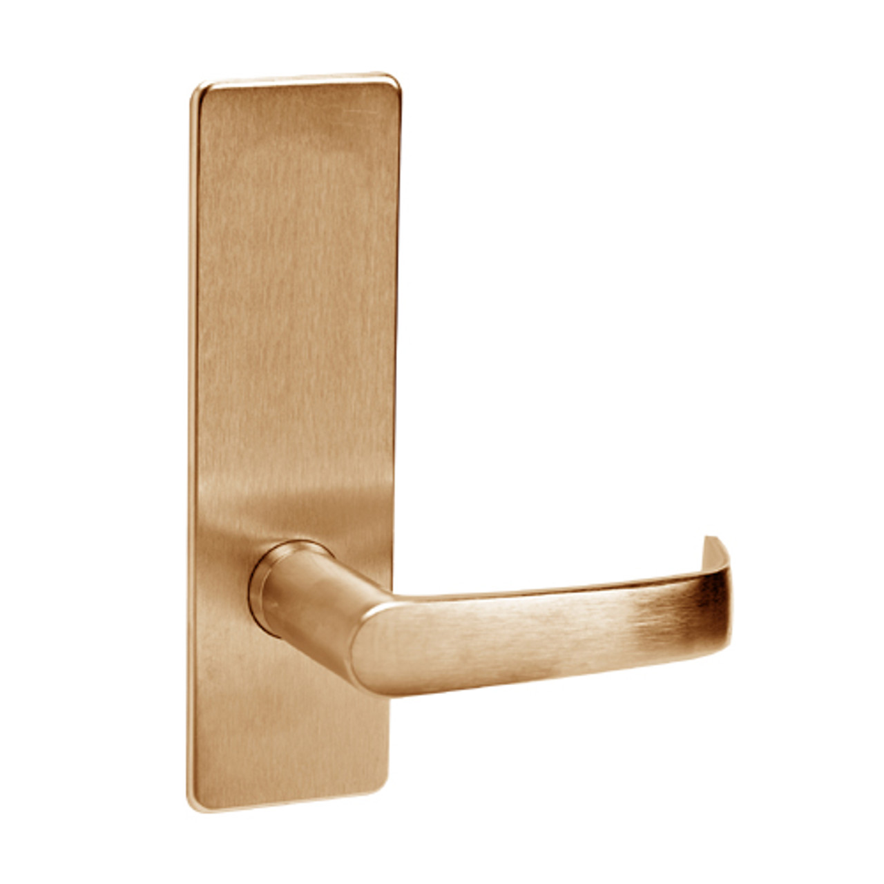 ML2030-NSM-612-M31 Corbin Russwin ML2000 Series Mortise Privacy Locksets with Newport Lever in Satin Bronze