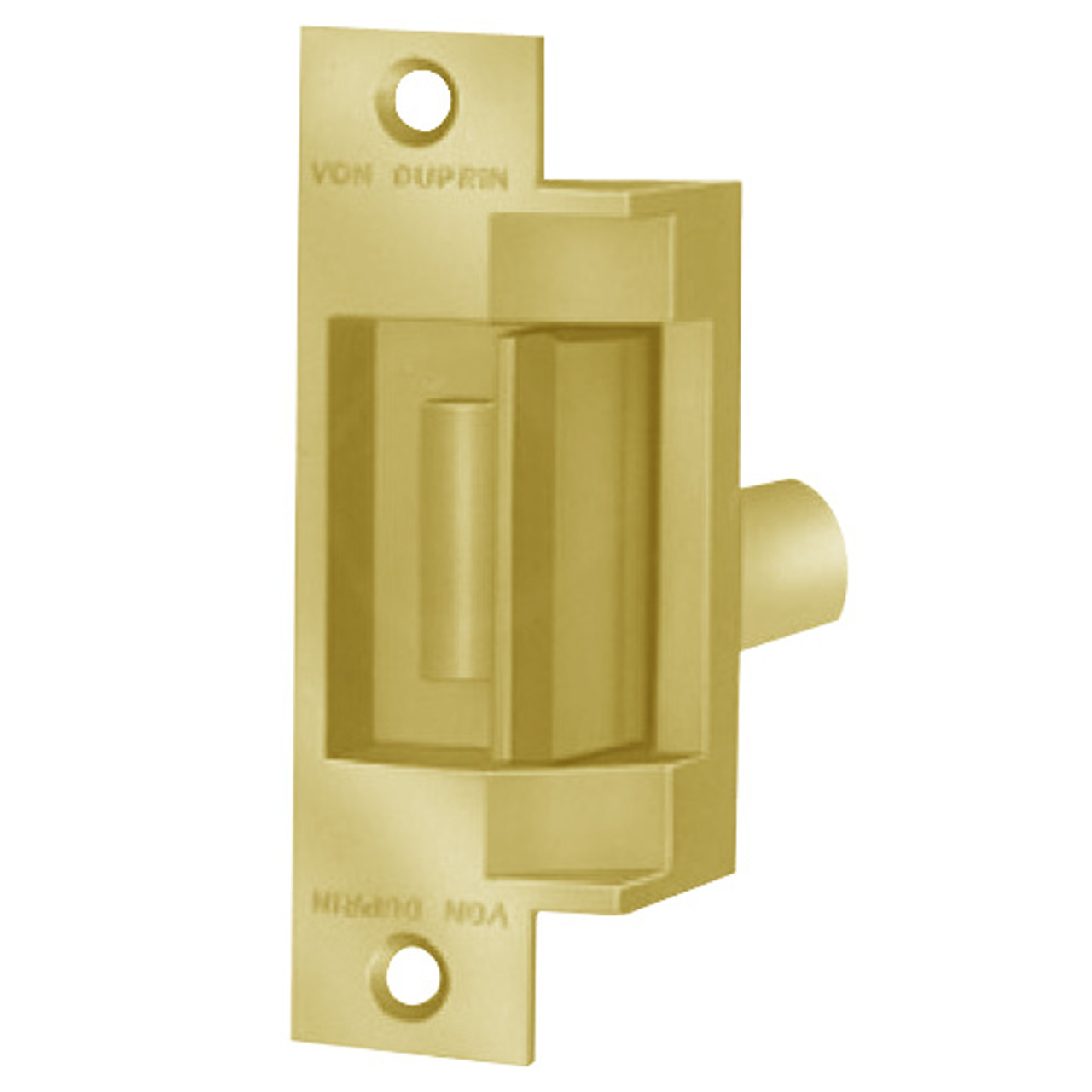 6211WF-FS-DS-LC-12VDC-US3 Von Duprin Electric Strike in Bright Brass Finish