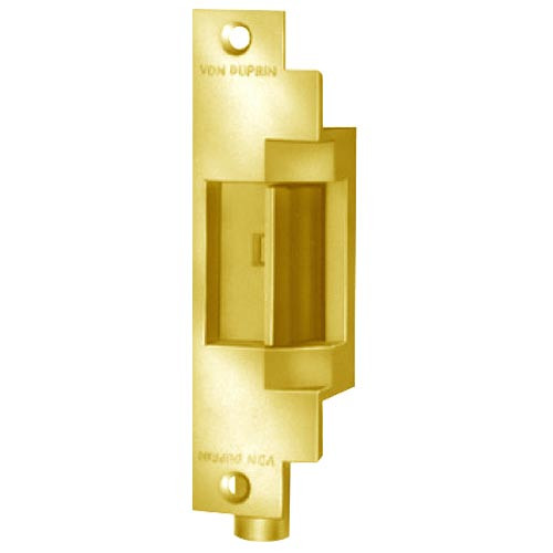 6212-FS-DS-12VDC-US3 Von Duprin Electric Strike in Bright Brass Finish