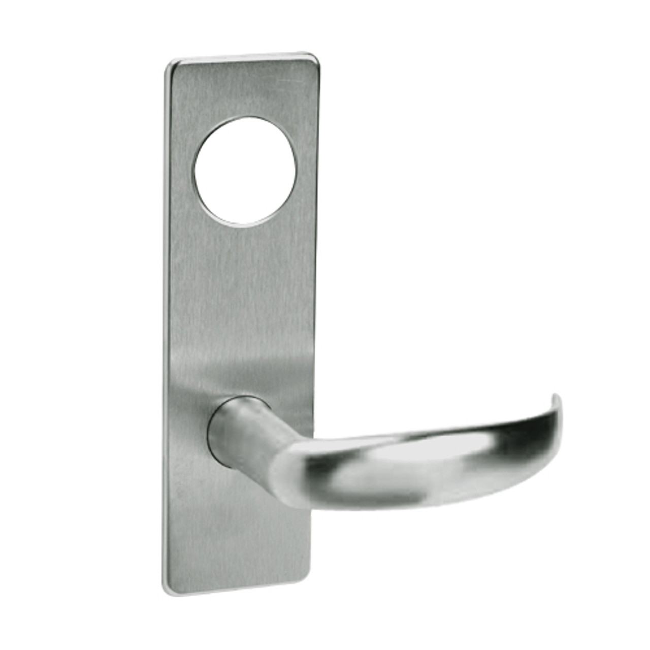 ML2055-PSM-619-LC Corbin Russwin ML2000 Series Mortise Classroom Locksets with Princeton Lever in Satin Nickel