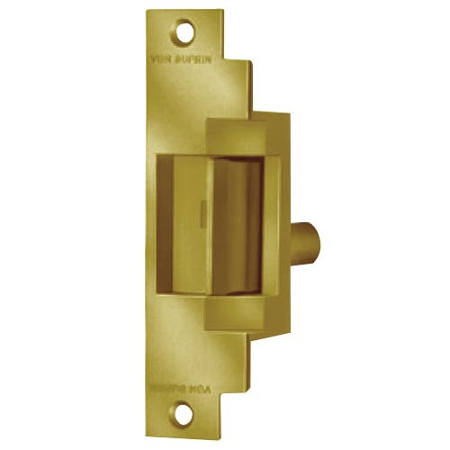 6212WF-DS-LC-12VDC-US4 Von Duprin Electric Strike in Satin Brass Finish