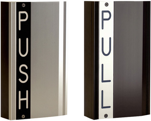 EMH-BK Securitron Electromechanical Handle in Black Anodized Finish