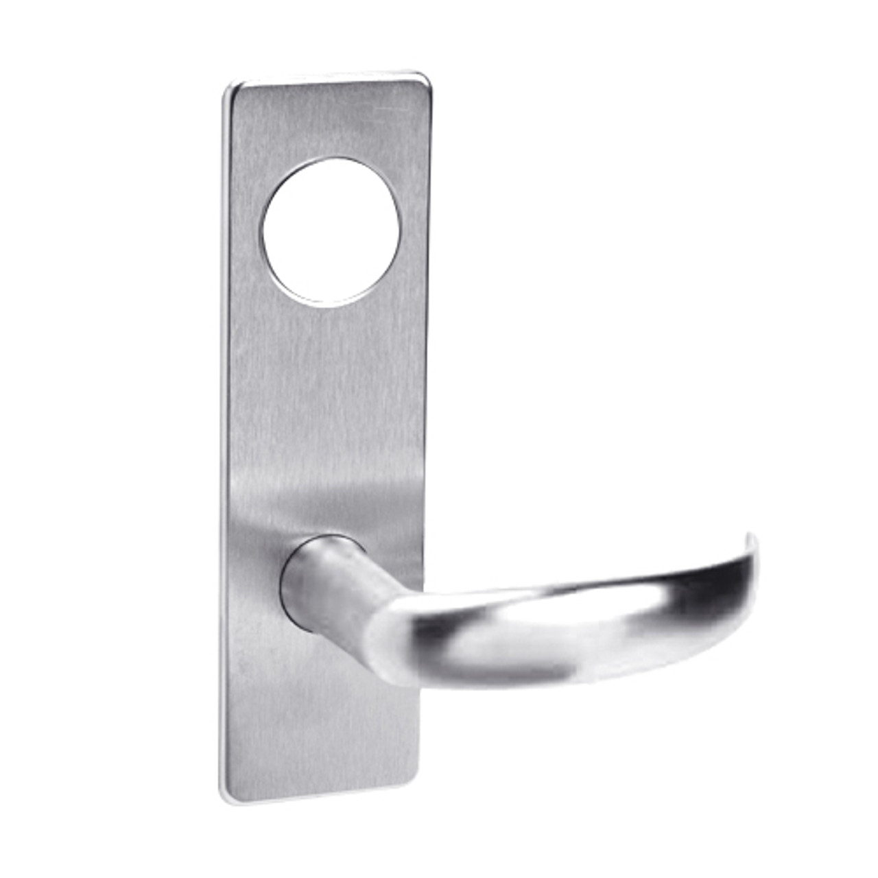ML2053-PSN-629-LC Corbin Russwin ML2000 Series Mortise Entrance Locksets with Princeton Lever in Bright Stainless Steel