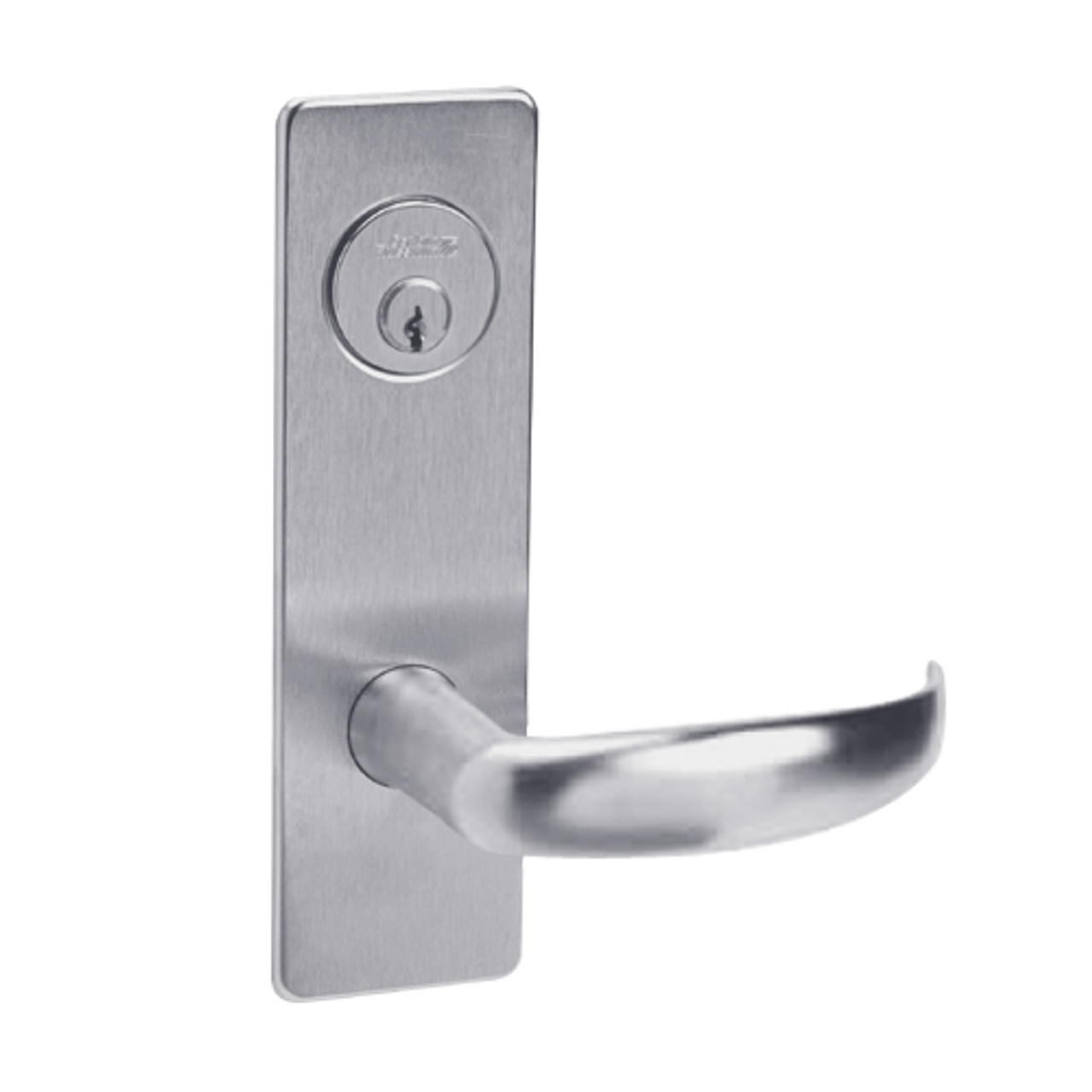 ML2055-PSN-626 Corbin Russwin ML2000 Series Mortise Classroom Locksets with Princeton Lever in Satin Chrome