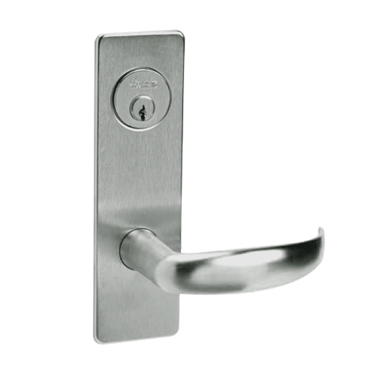 ML2002-PSN-619 Corbin Russwin ML2000 Series Mortise Classroom Intruder Locksets with Princeton Lever in Satin Nickel