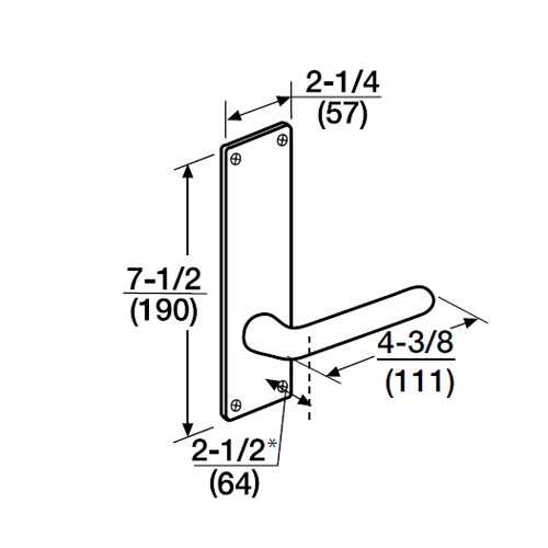 ML2056-RSN-613 Corbin Russwin ML2000 Series Mortise Classroom Locksets with Regis Lever in Oil Rubbed Bronze