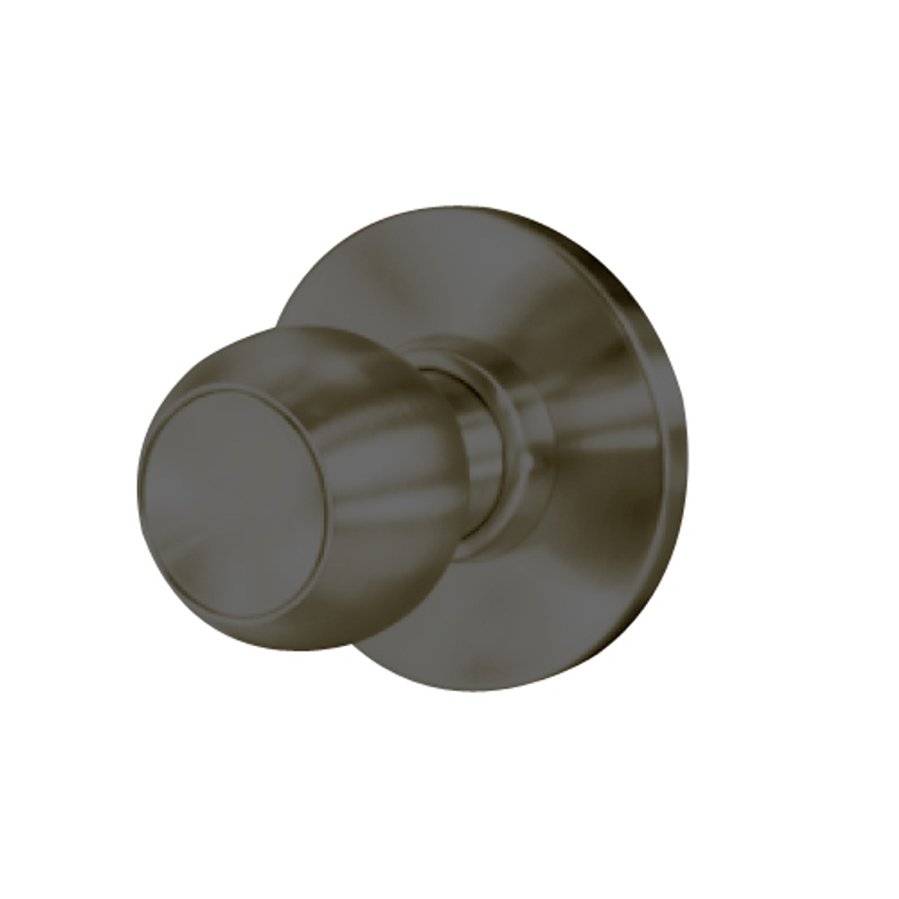 8K30NX4AS3613 Best 8K Series Exit Heavy Duty Cylindrical Knob Locks with Round Style in Oil Rubbed Bronze