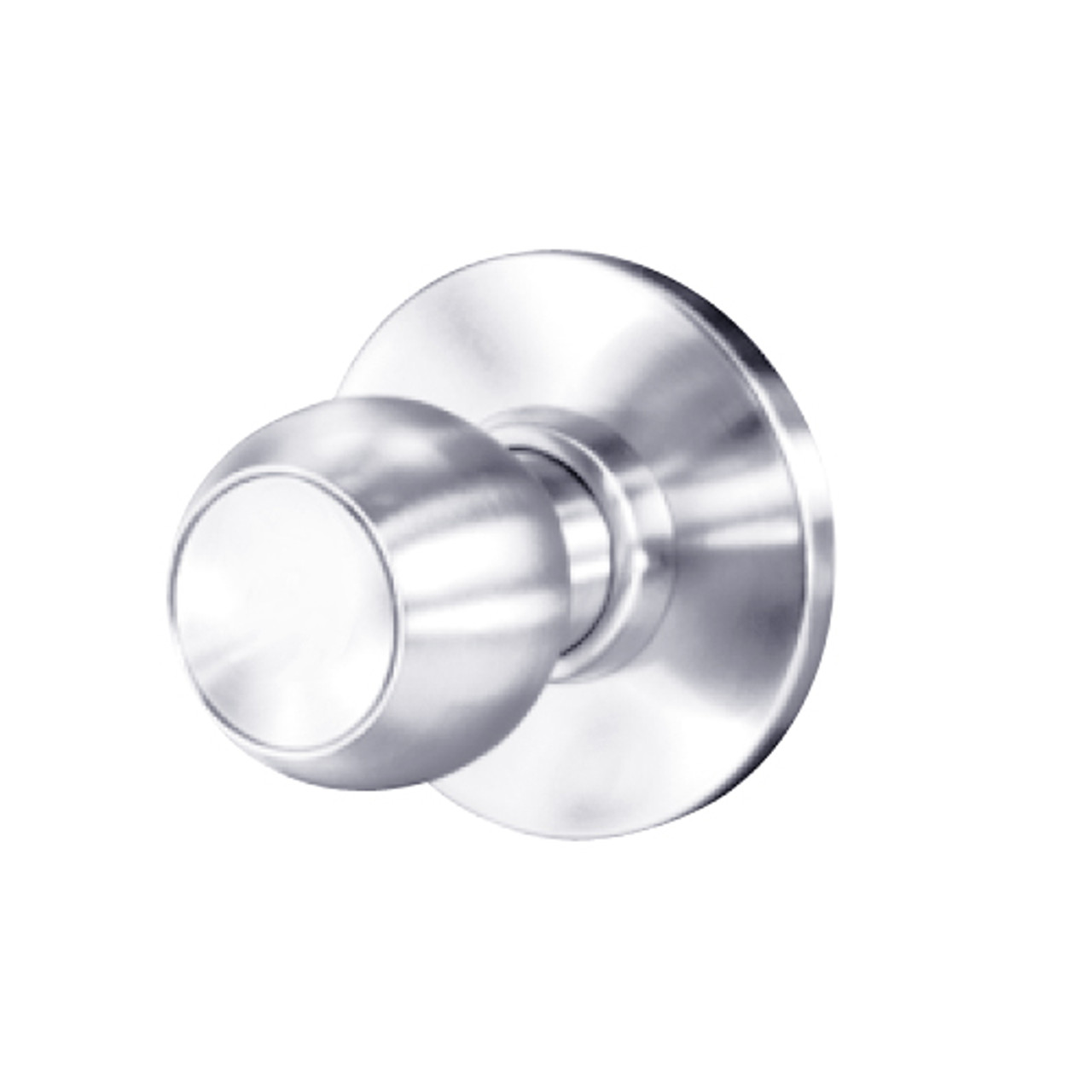 8K30NX4AS3625 Best 8K Series Exit Heavy Duty Cylindrical Knob Locks with Round Style in Bright Chrome