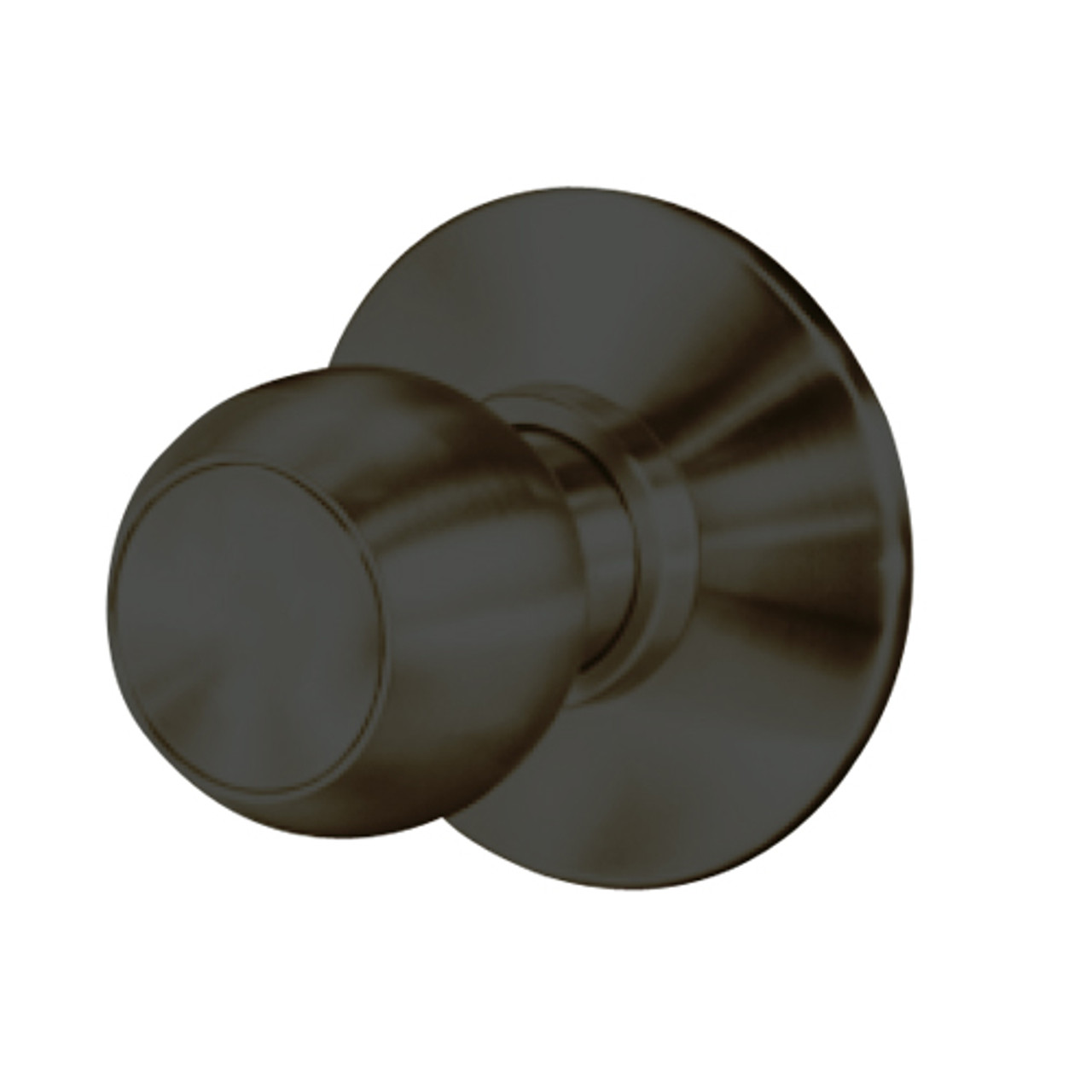 8K30NX4DS3613 Best 8K Series Exit Heavy Duty Cylindrical Knob Locks with Round Style in Oil Rubbed Bronze