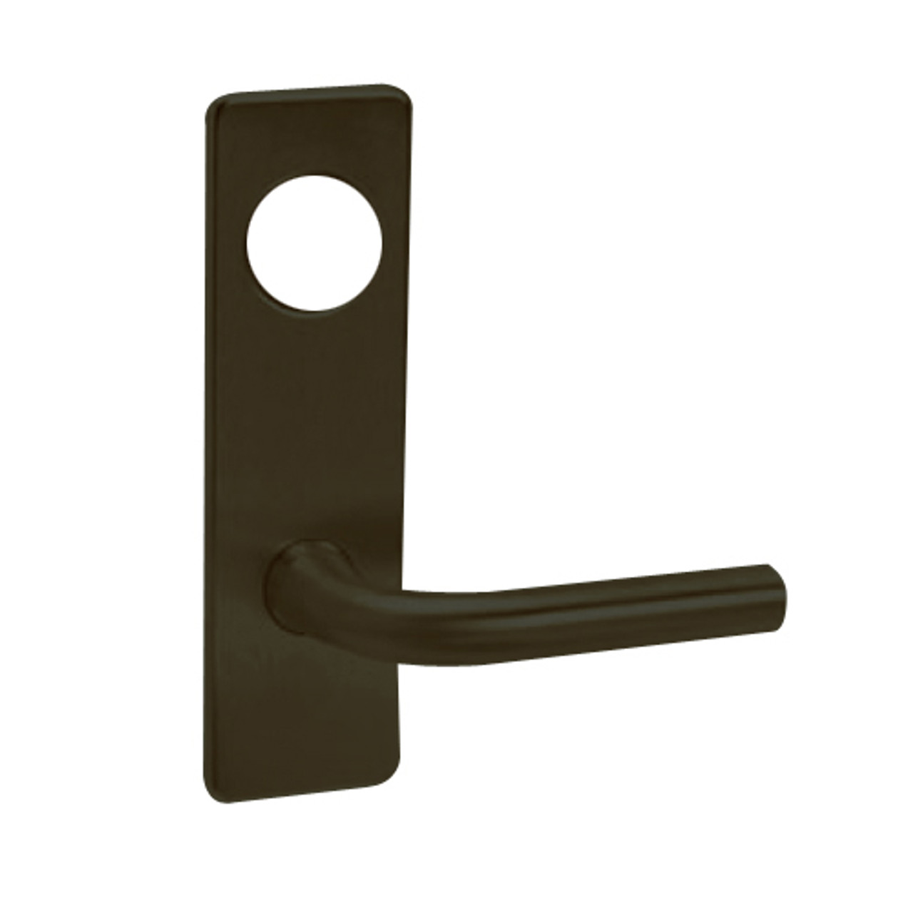 ML2055-RSN-613-CL6 Corbin Russwin ML2000 Series IC 6-Pin Less Core Mortise Classroom Locksets with Regis Lever in Oil Rubbed Bronze
