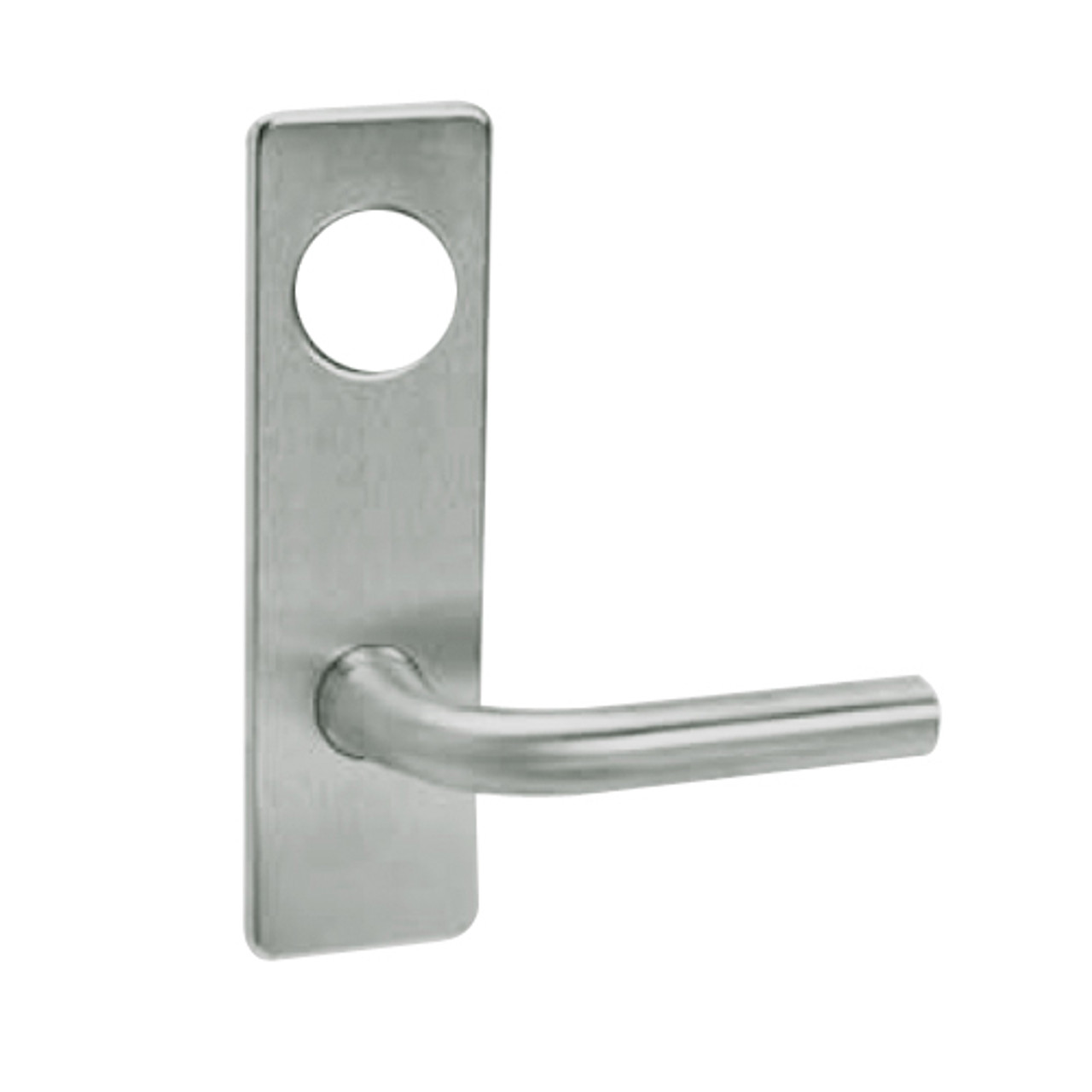 ML2056-RSN-619-CL6 Corbin Russwin ML2000 Series IC 6-Pin Less Core Mortise Classroom Locksets with Regis Lever in Satin Nickel