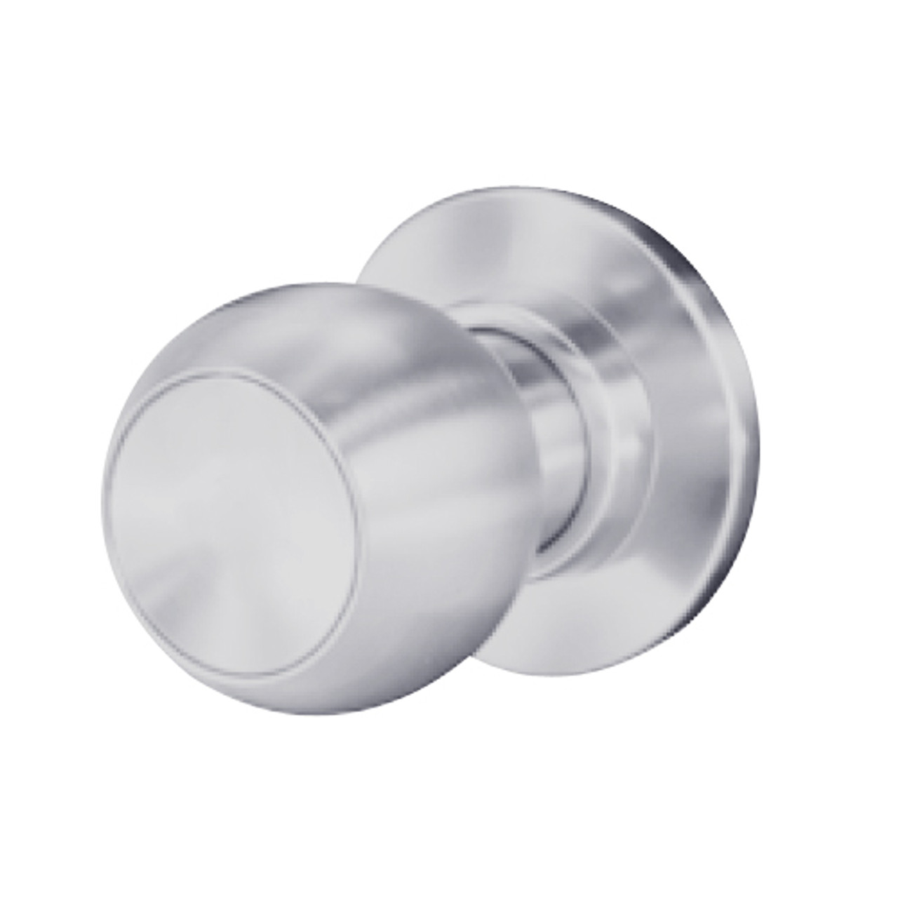 8K30Y4CS3626 Best 8K Series Exit Heavy Duty Cylindrical Knob Locks with Round Style in Satin Chrome
