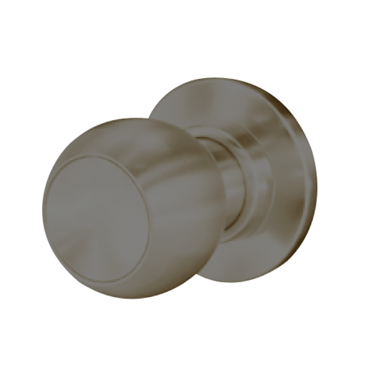 8K30Y4CS3613 Best 8K Series Exit Heavy Duty Cylindrical Knob Locks with Round Style in Oil Rubbed Bronze