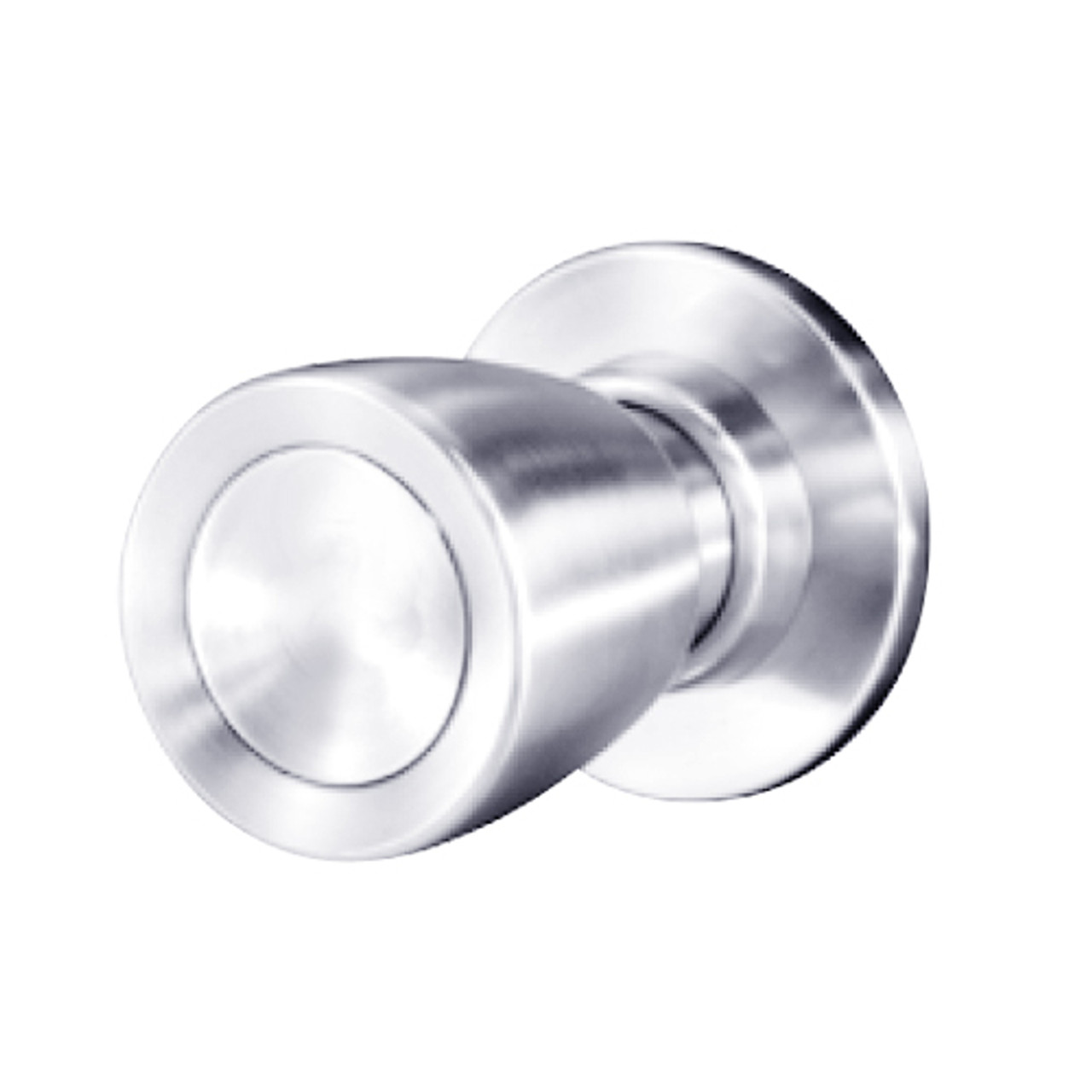 8K30LL6CSTK625 Best 8K Series Hospital Privacy Heavy Duty Cylindrical Knob Locks with Tulip Style in Bright Chrome