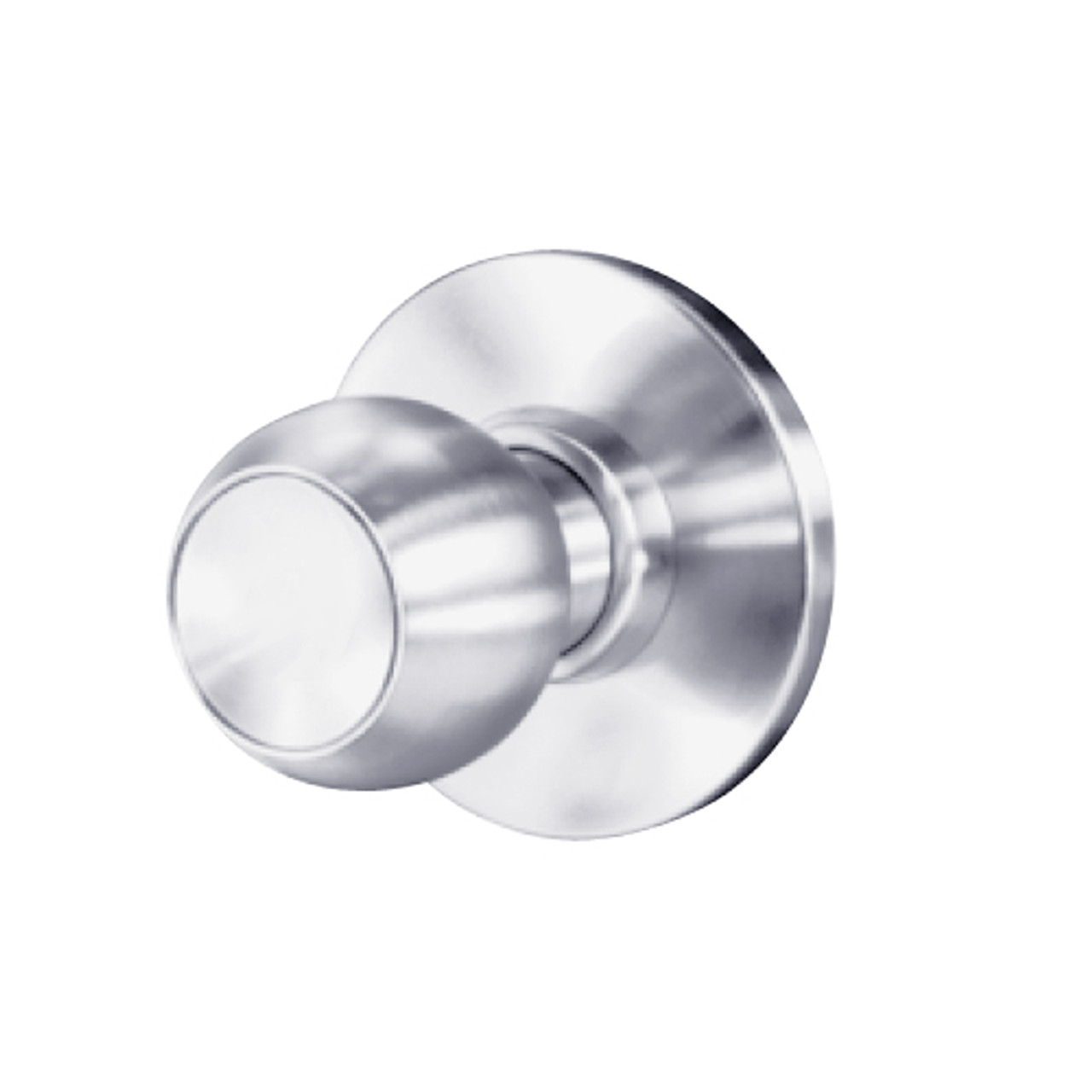 8K30LL4AS3626 Best 8K Series Hospital Privacy Heavy Duty Cylindrical Knob Locks with Round Style in Satin Chrome