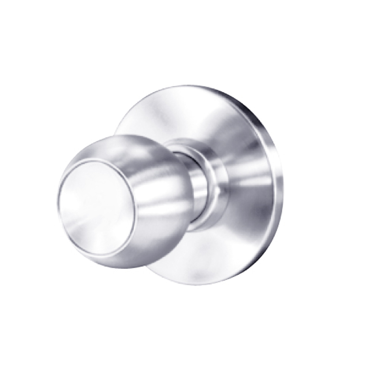 8K30M4AS3625 Best 8K Series Communicating Heavy Duty Cylindrical Knob Locks with Round Style in Bright Chrome