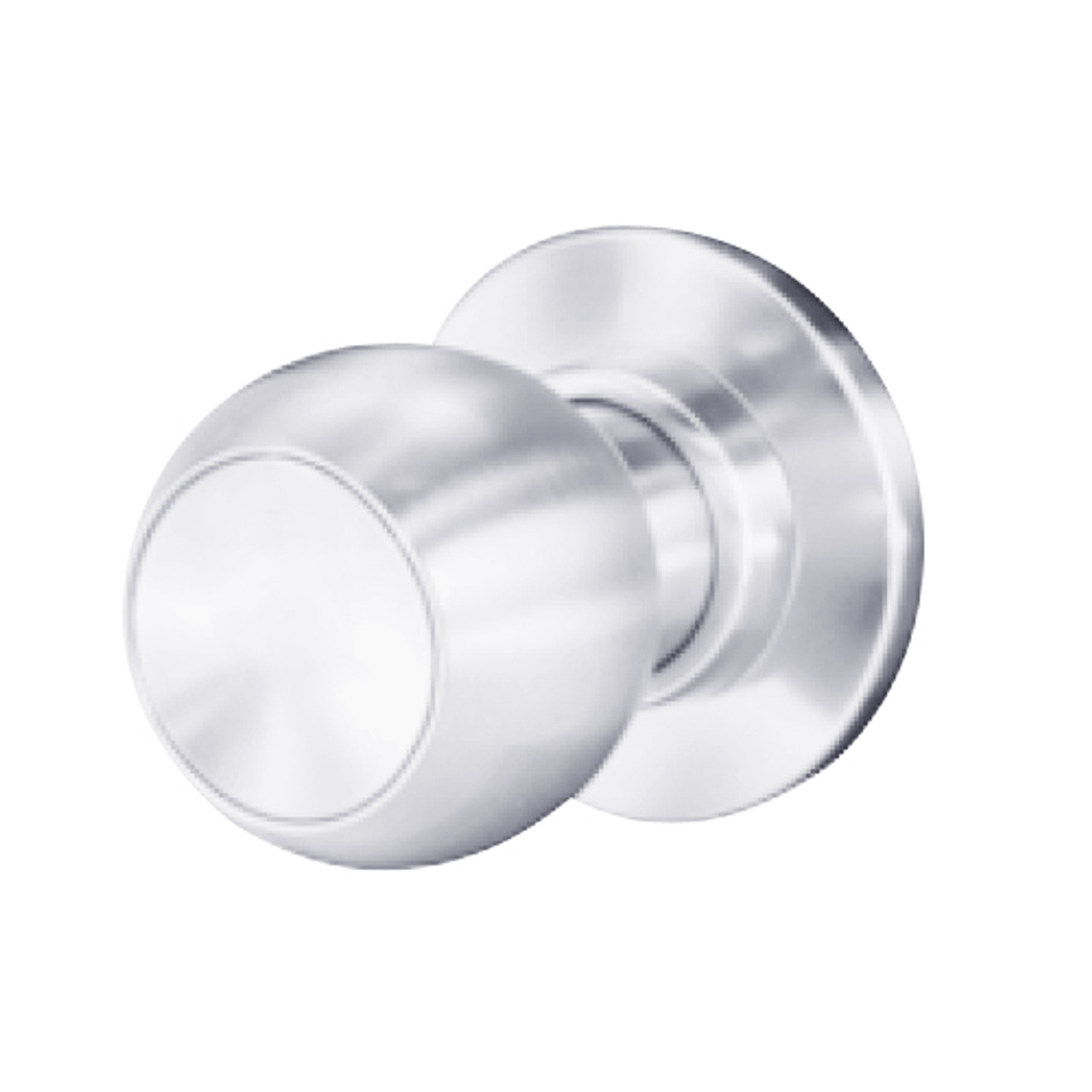 8K30Z4CSTK625 Best 8K Series Closet Heavy Duty Cylindrical Knob Locks with Round Style in Bright Chrome