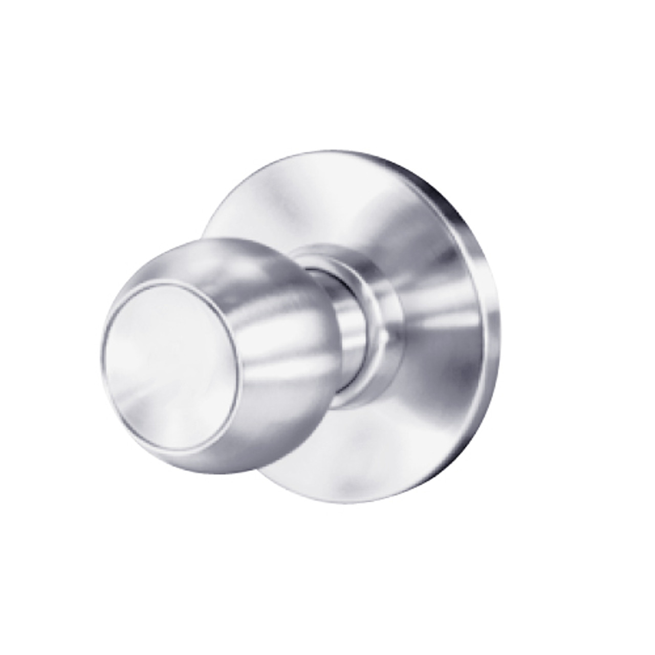 8K30Z4AS3626 Best 8K Series Closet Heavy Duty Cylindrical Knob Locks with Round Style in Satin Chrome