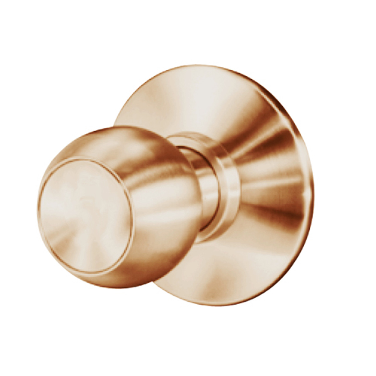 8K30Z4DS3612 Best 8K Series Closet Heavy Duty Cylindrical Knob Locks with Round Style in Satin Bronze