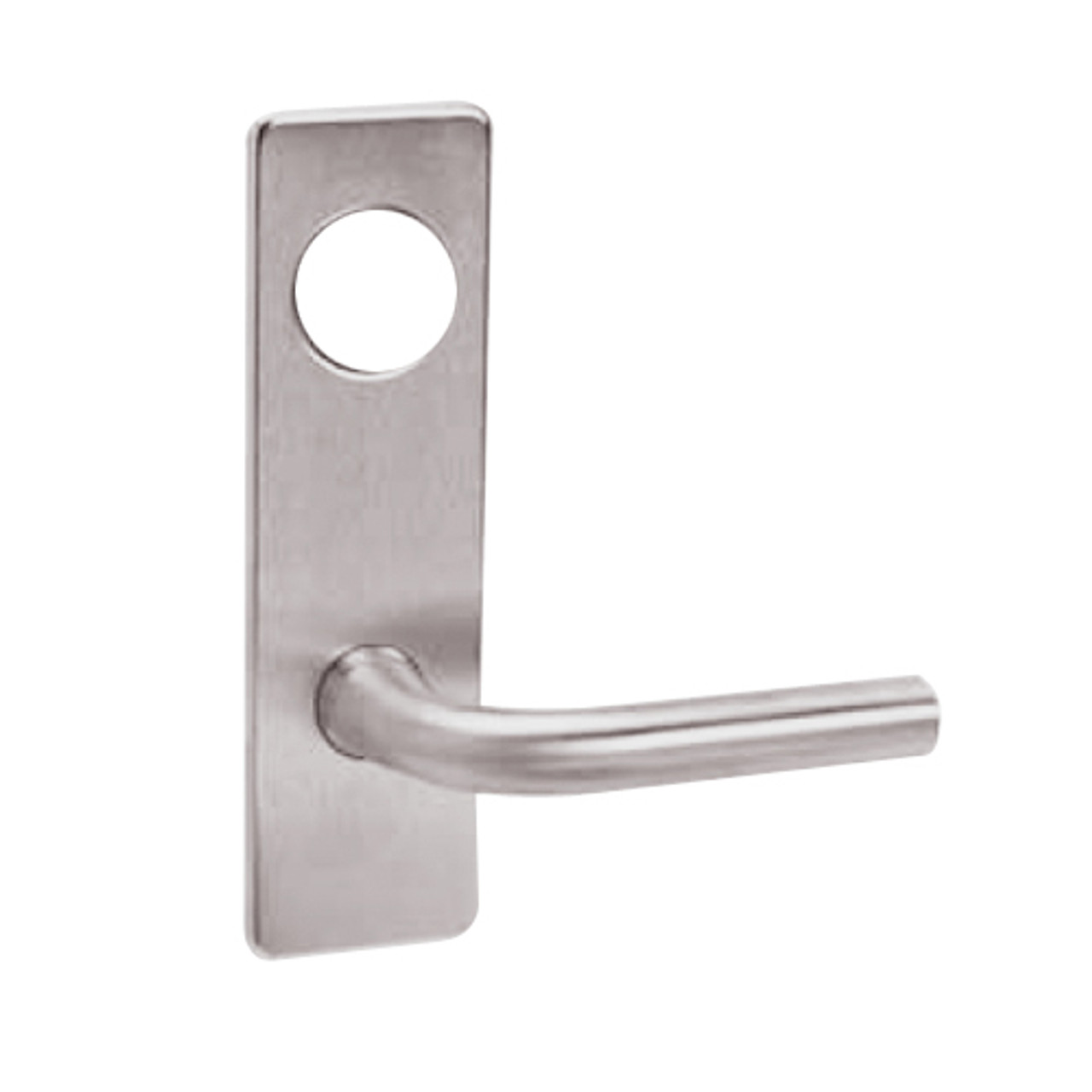 ML2052-RSN-630-LC Corbin Russwin ML2000 Series Mortise Classroom Intruder Locksets with Regis Lever in Satin Stainless