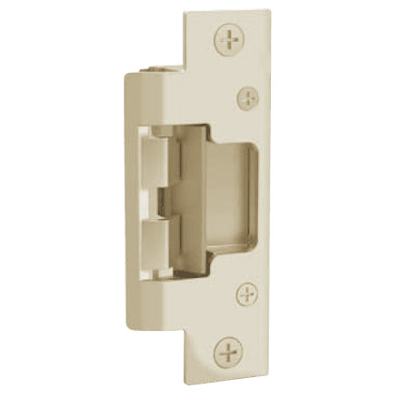 801-606 Hes 4-7/8" x 1-1/4" Faceplate in Satin Brass Finish