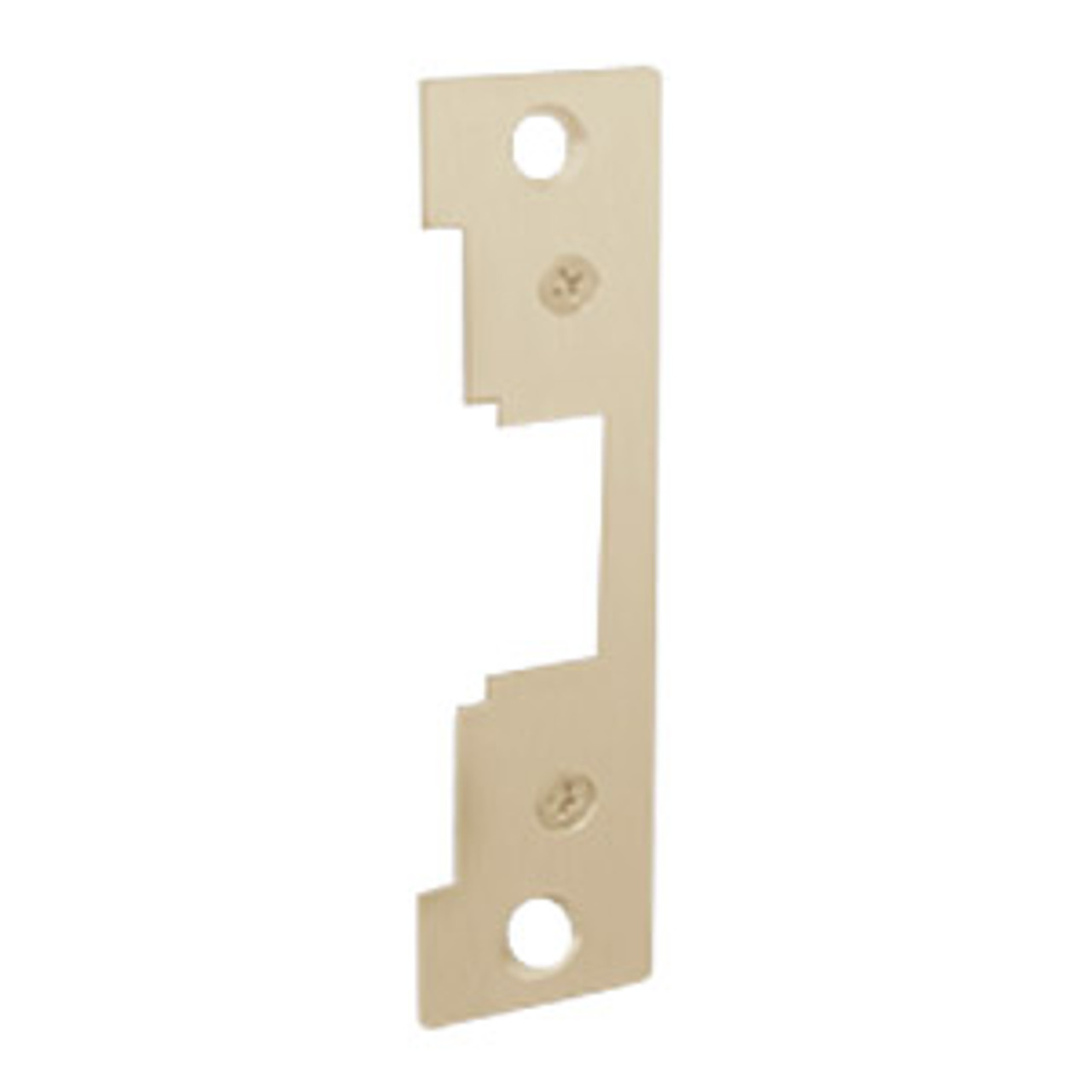 791-606 Hes 4-7/8 x 1-1/4" Faceplate in Satin Brass Finish