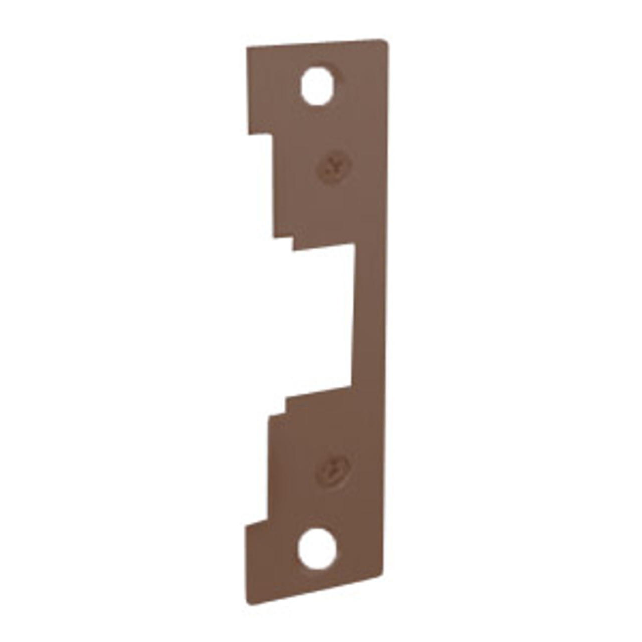792-613E Hes 7-15/16 x 1-7/16" Faceplate in Brown Nylon Powder Coated Finish