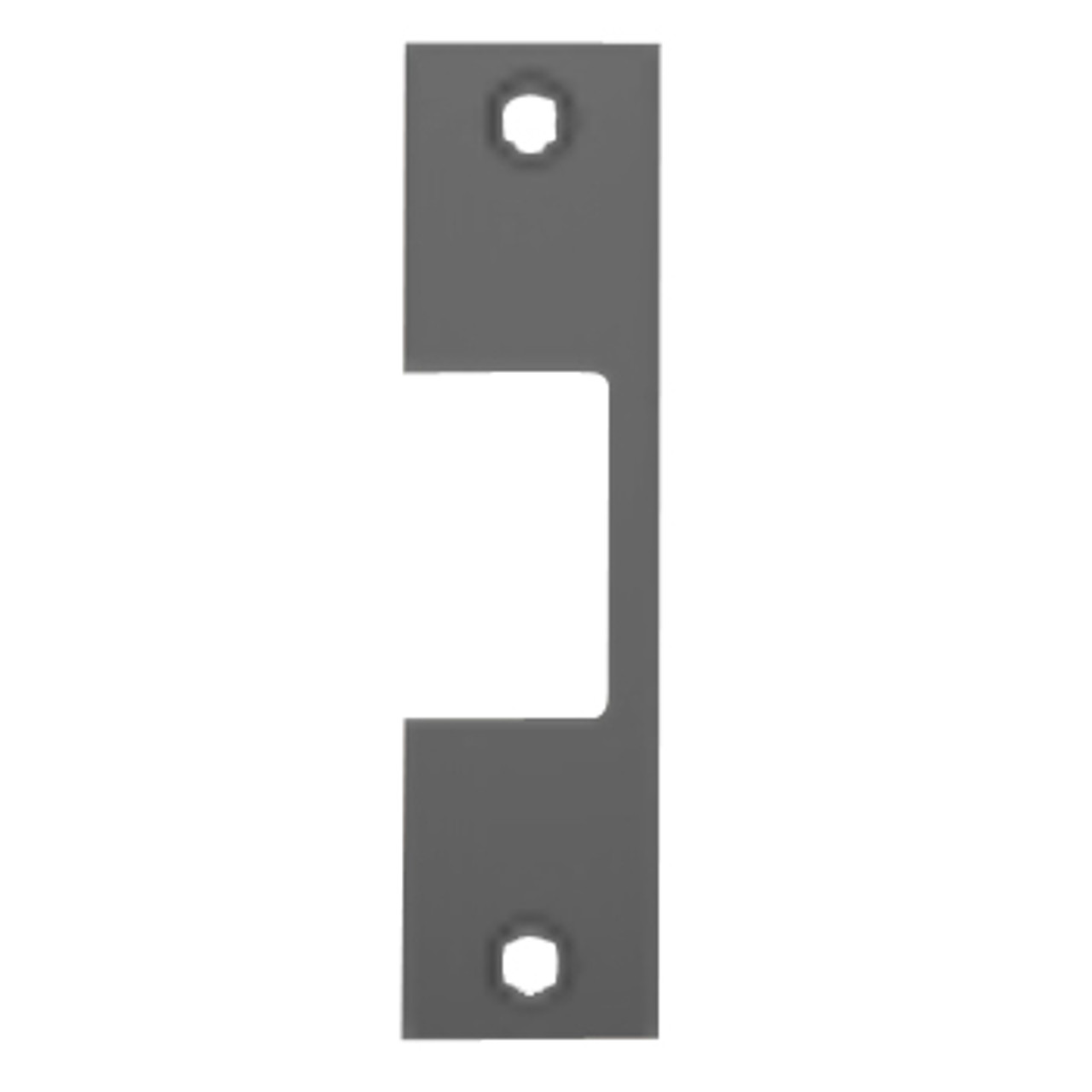 J-BLK Hes 4-7/8" x 1-1/4" Faceplate in Black Finish