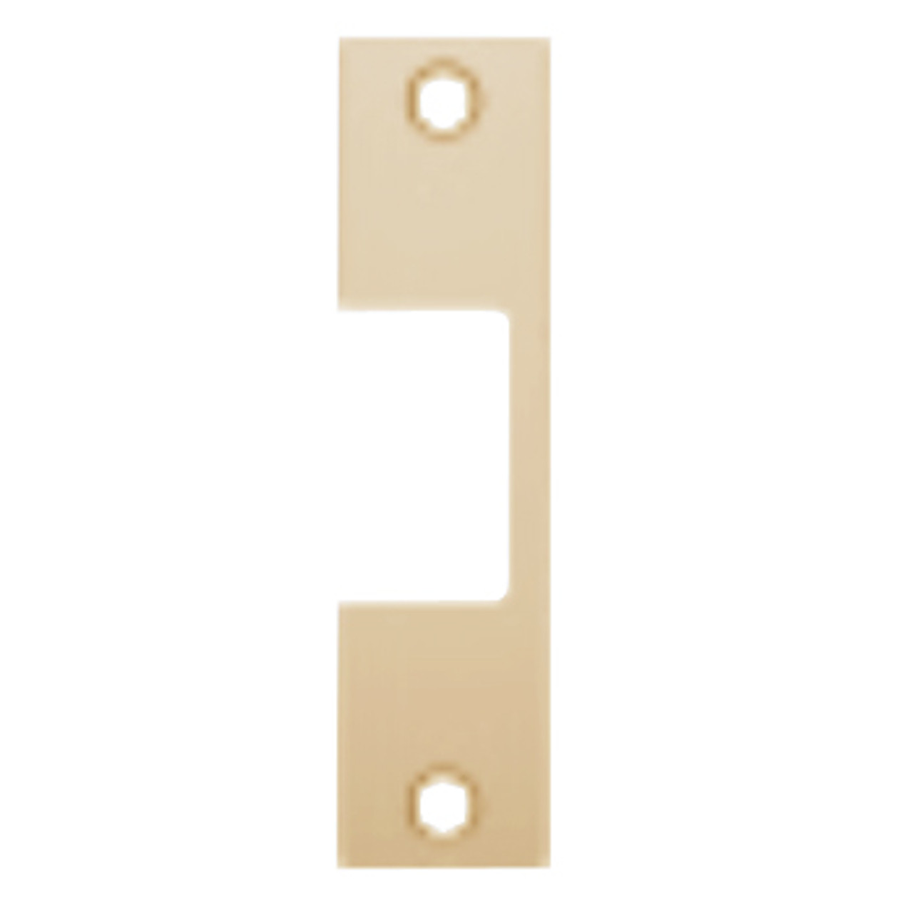 E-612 Hes 4-7/8" x 1-1/4" Faceplate in Satin Bronze Finish