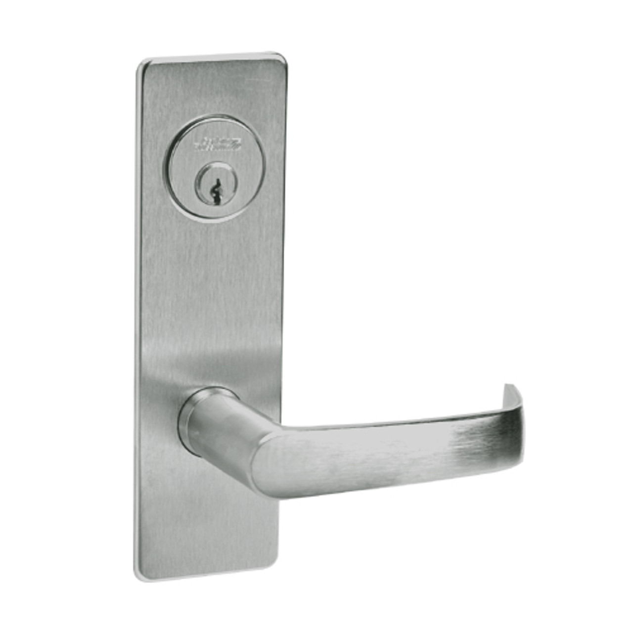 ML2068-NSR-619 Corbin Russwin ML2000 Series Mortise Privacy or Apartment Locksets with Newport Lever in Satin Nickel