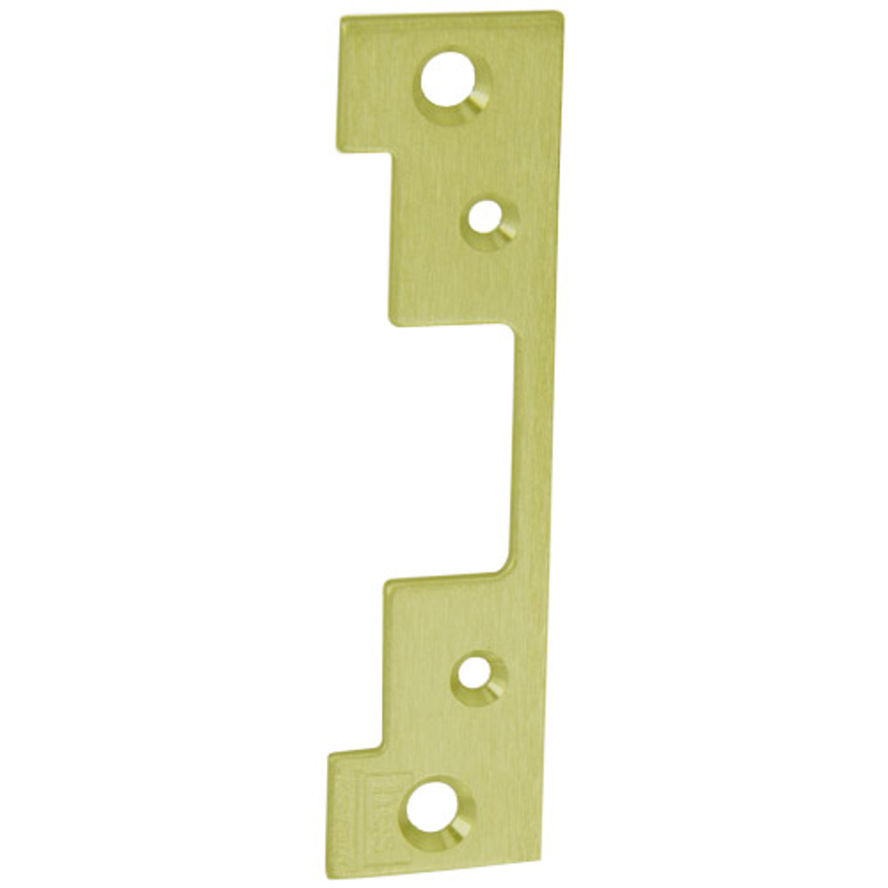 503-605 Hes 6-7/8 x 1-1/4" Faceplate in Bright Brass Finish