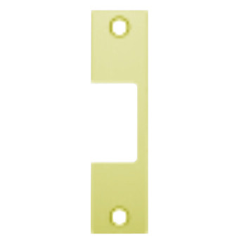HD-605 Hes 4-7/8" x 1-1/4" Faceplate in Bright Brass Finish