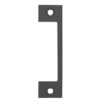 HT-BLK Hes 4-7/8" x 1-1/4" Faceplate in Black Finish
