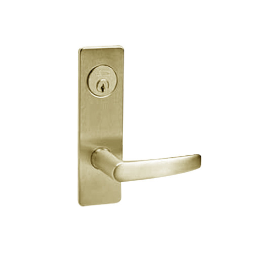 ML2069-ASR-606 Corbin Russwin ML2000 Series Mortise Institution Privacy Locksets with Armstrong Lever in Satin Brass