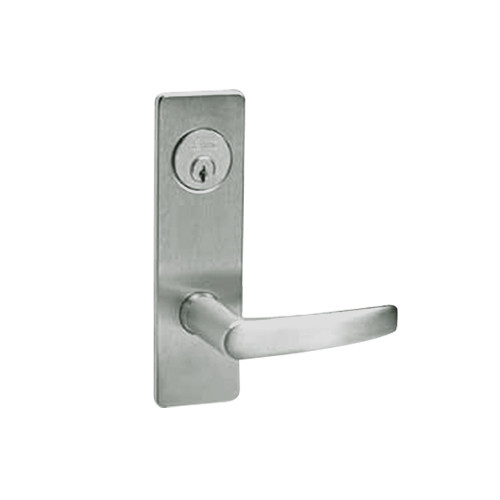 ML2058-ASR-619 Corbin Russwin ML2000 Series Mortise Entrance Holdback Locksets with Armstrong Lever in Satin Nickel